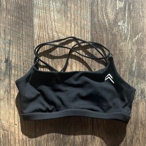 Oner Active Black Cross-Back Bra